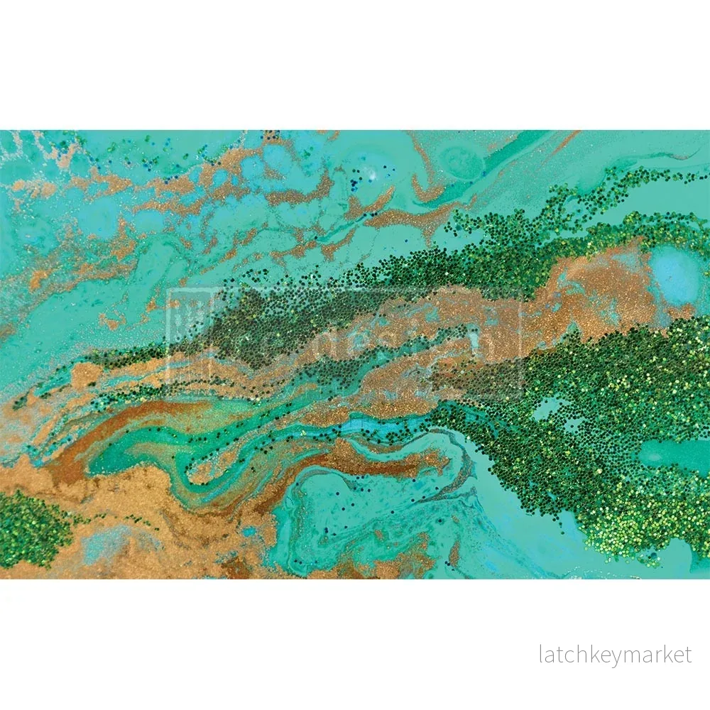 Decoupagepapper tissue paper Patina Copper Decoupagepapper tissue paper Patina Copper