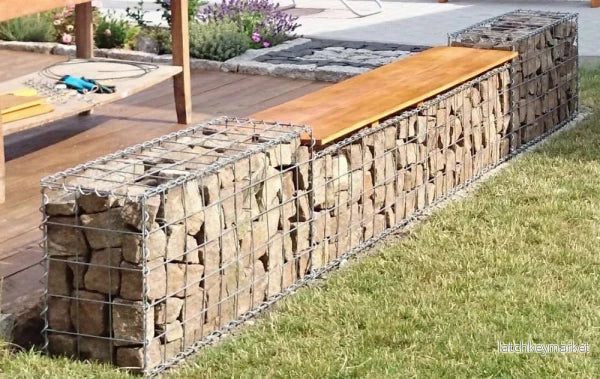 Gabion tillverkad efter mått - maskstorlek 10x10cm - Bild 2