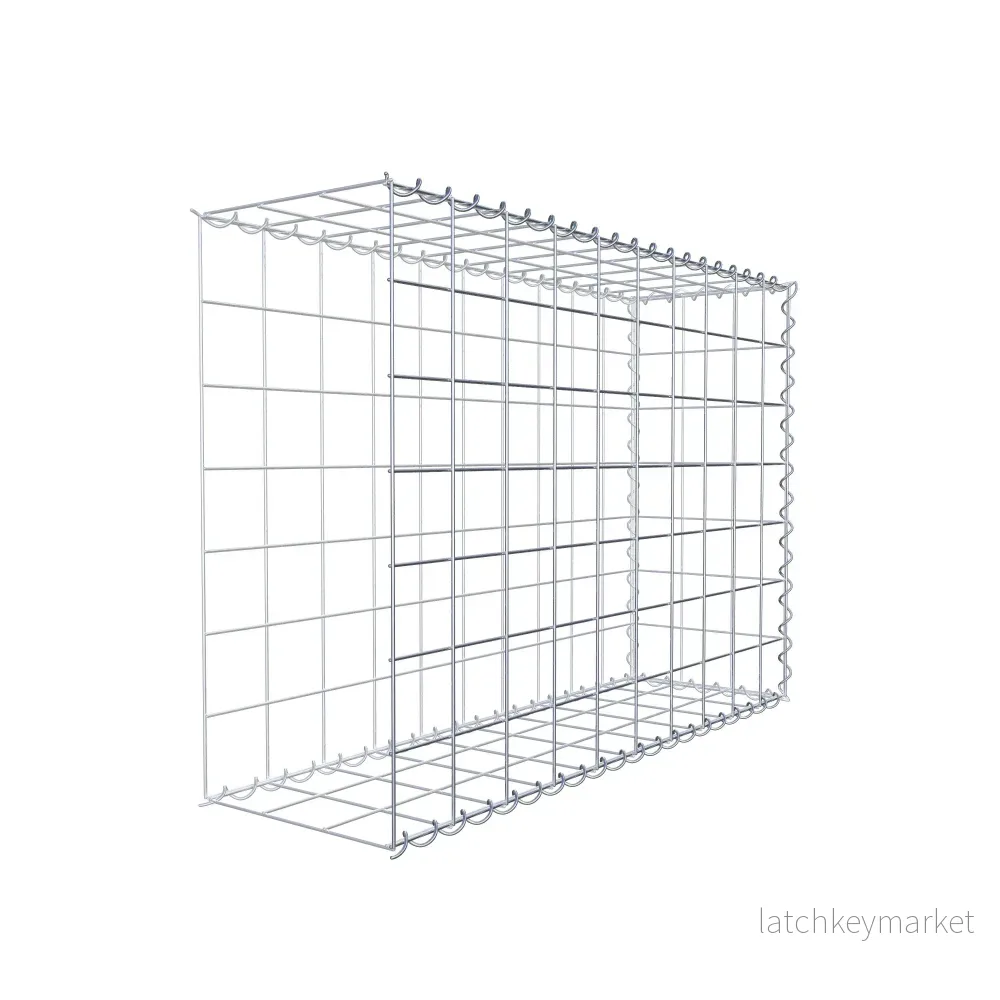Påväxt gabion typ 2 100 cm x 70 cm x 30 cm (L x H x D), maskstorlek 10 cm x 10 cm, spiral - Bild 3