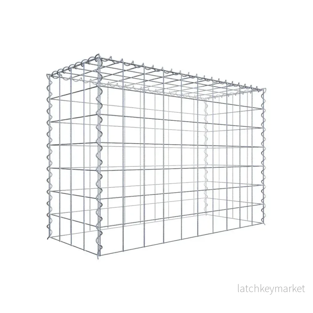 Extra gabion typ 3 100 cm x 70 cm x 40 cm (L x H x D), maskstorlek 10 cm x 10 cm, spiral Extra gabion typ 3 100 cm x 70 cm x 40 cm (L x H x D), maskstorlek 10 cm x 10 cm, spiral