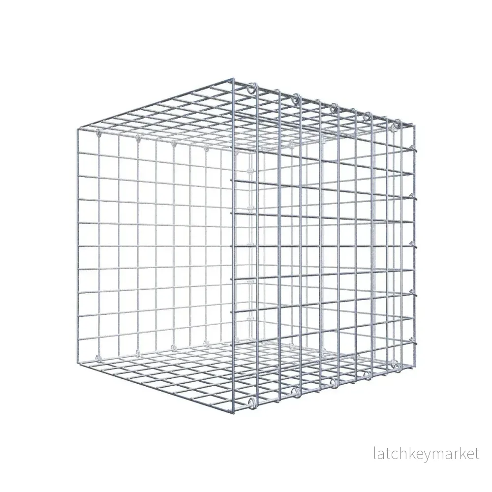 Extra gabion typ 2 50 cm x 50 cm x 50 cm (L x H x D), maskstorlek 5 cm x 5 cm, C-ring Extra gabion typ 2 50 cm x 50 cm x 50 cm (L x H x D), maskstorlek 5 cm x 5 cm, C-ring