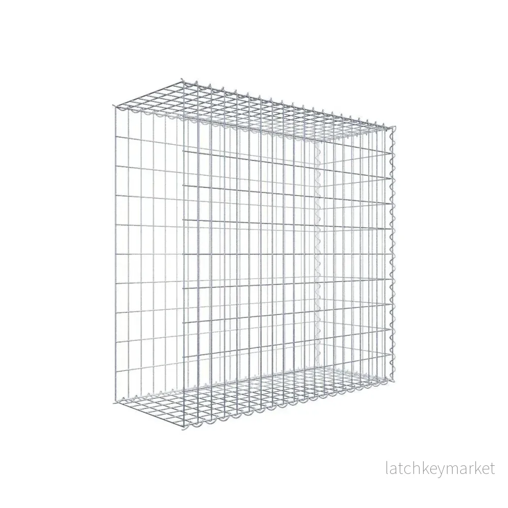 Extra gabion typ 2 100 cm x 100 cm x 40 cm (L x H x D), maskstorlek 5 cm x 10 cm, spiral Extra gabion typ 2 100 cm x 100 cm x 40 cm (L x H x D), maskstorlek 5 cm x 10 cm, spiral