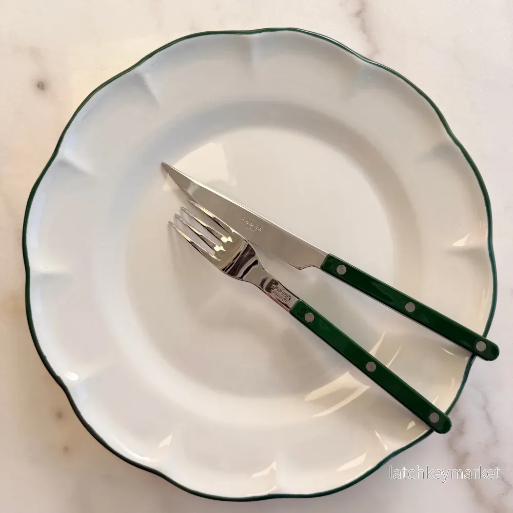 Dinner Plate Dark Green Line - Bild 3