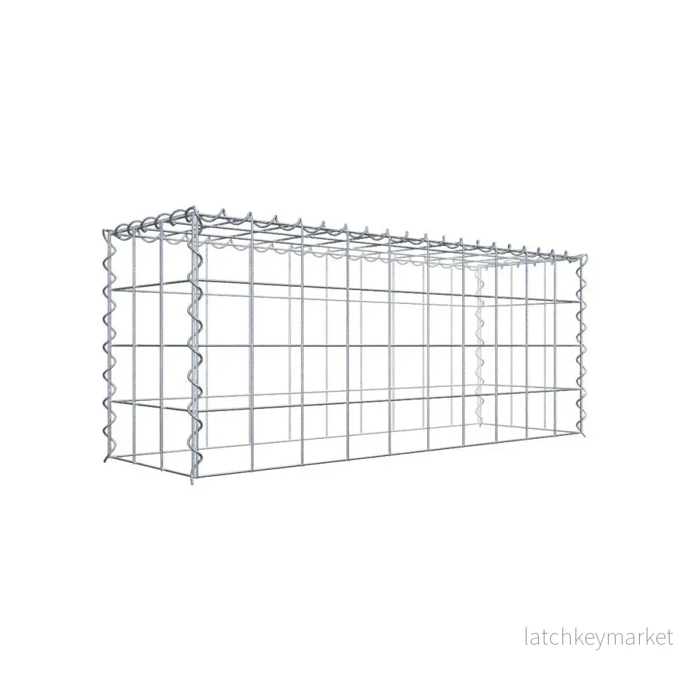 Extra gabion typ 3 100 cm x 40 cm x 30 cm (L x H x D), maskstorlek 10 cm x 10 cm, spiral Extra gabion typ 3 100 cm x 40 cm x 30 cm (L x H x D), maskstorlek 10 cm x 10 cm, spiral