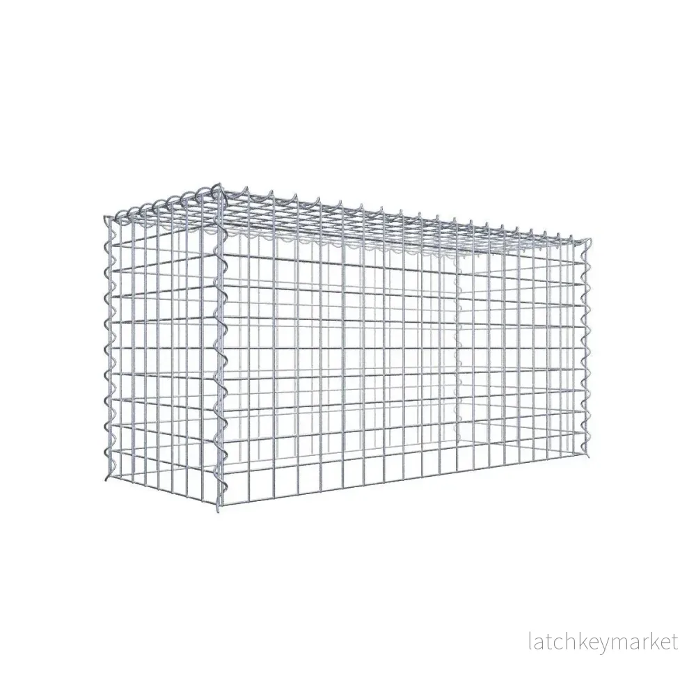 Extra gabion typ 3 100 cm x 50 cm x 40 cm (L x H x D), maskstorlek 5 cm x 5 cm, spiral Extra gabion typ 3 100 cm x 50 cm x 40 cm (L x H x D), maskstorlek 5 cm x 5 cm, spiral