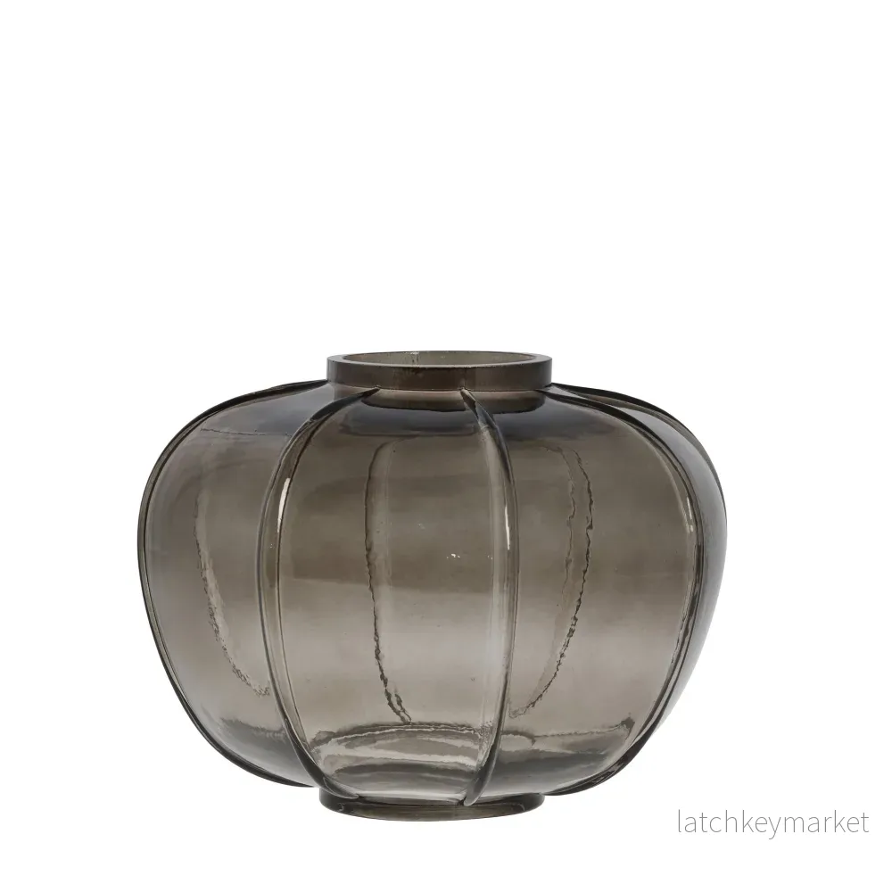 Dornia vas H15 cm. mørkebrun glas Dornia vas H15 cm. mørkebrun glas