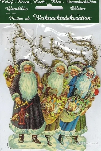 Julgranshängen bokmärken tomtar 6-pack - Bild 2
