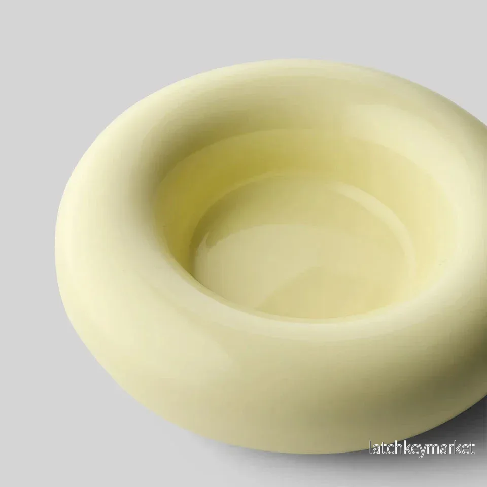 BOB Candle Holder Large Yellow BOB Candle Holder Large Yellow