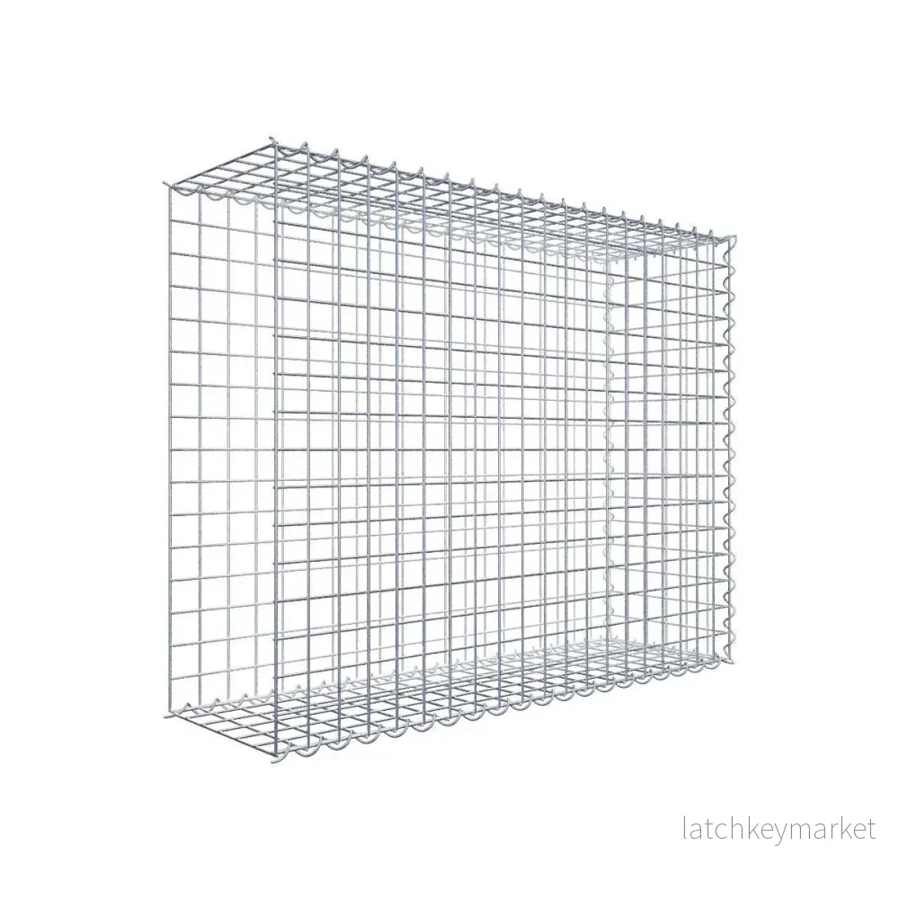 Påväxt gabion typ 2 100 cm x 80 cm x 30 cm (L x H x D), maskstorlek 5 cm x 5 cm, spiral Påväxt gabion typ 2 100 cm x 80 cm x 30 cm (L x H x D), maskstorlek 5 cm x 5 cm, spiral