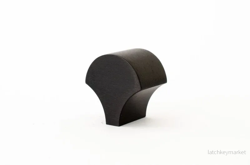 Feather  – knopp i svart aluminum