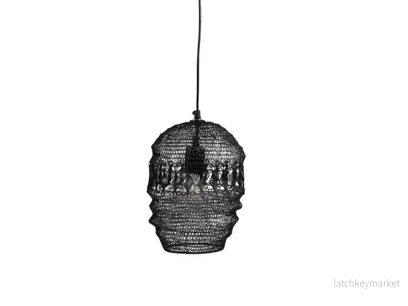 Taklampa fil de fer H30 / Ø13 cm antik mocka REA Taklampa fil de fer H30 / Ø13 cm antik mocka REA