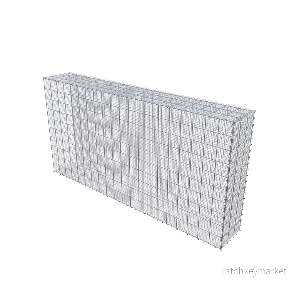 Grusodling gabion typ 2 200 cm x 100 cm x 30 cm (L x H x D), maskstorlek 10 cm x 10 cm, spiral - Bild 2
