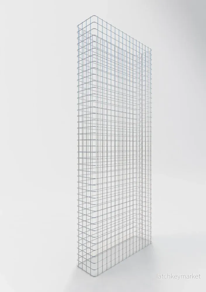 Gabionstängsel längd 82 cm, höjd 160 cm, djup 22 cm, maskstorlek 5 x 5 cm - Bild 2