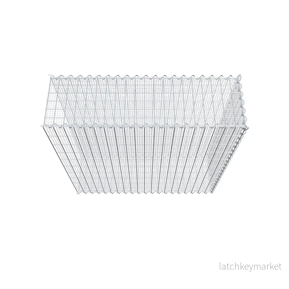 Grusodling gabion typ 2 100 cm x 100 cm x 30 cm (L x H x D), maskstorlek 5 cm x 10 cm, spiral - Bild 3