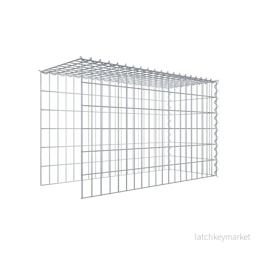 Extra gabion typ 4 100 cm x 60 cm x 40 cm (L x H x D), maskstorlek 5 cm x 10 cm, spiral Extra gabion typ 4 100 cm x 60 cm x 40 cm (L x H x D), maskstorlek 5 cm x 10 cm, spiral
