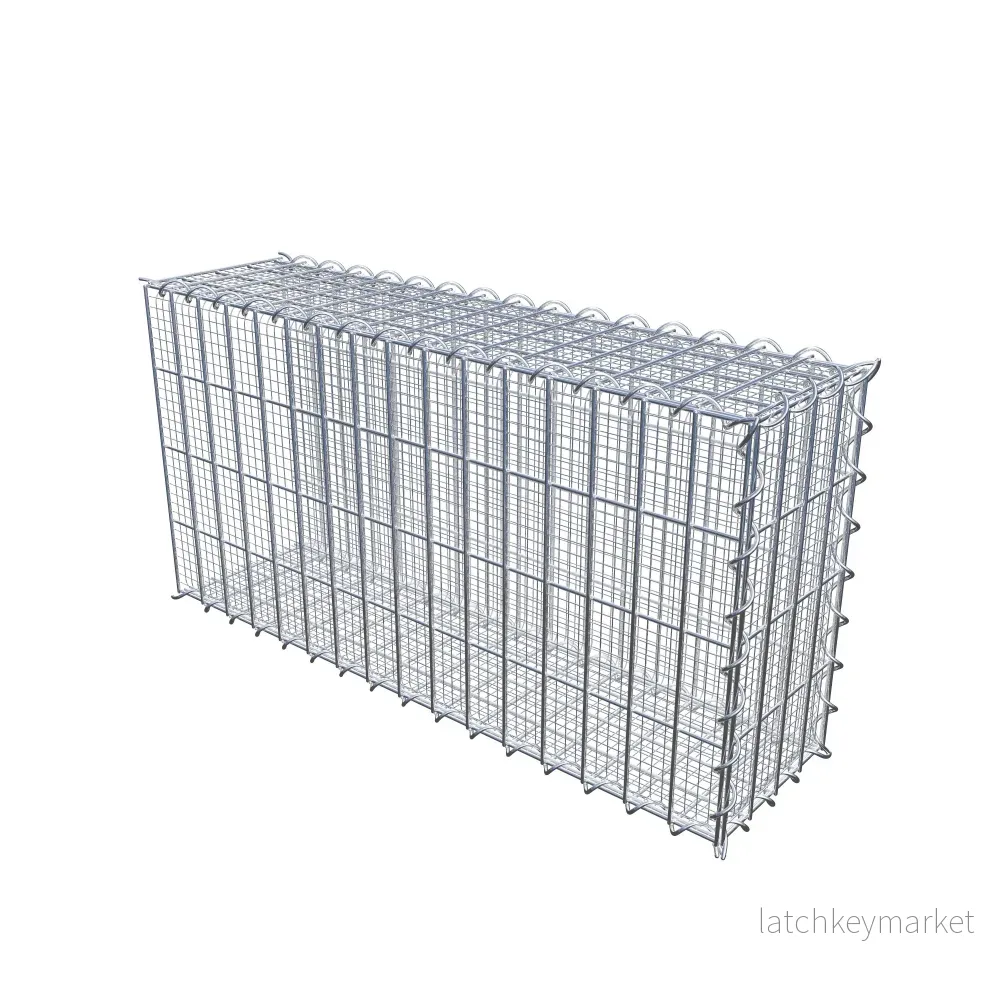 Grusodling gabion typ 2 80 cm x 40 cm x 20 cm (L x H x D), maskstorlek 5 cm x 10 cm, spiral - Bild 2