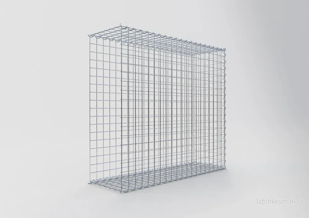 Påväxt gabion typ 2 100 cm x 90 cm x 30 cm (L x H x D), maskstorlek 5 cm x 5 cm, spiral - Bild 2