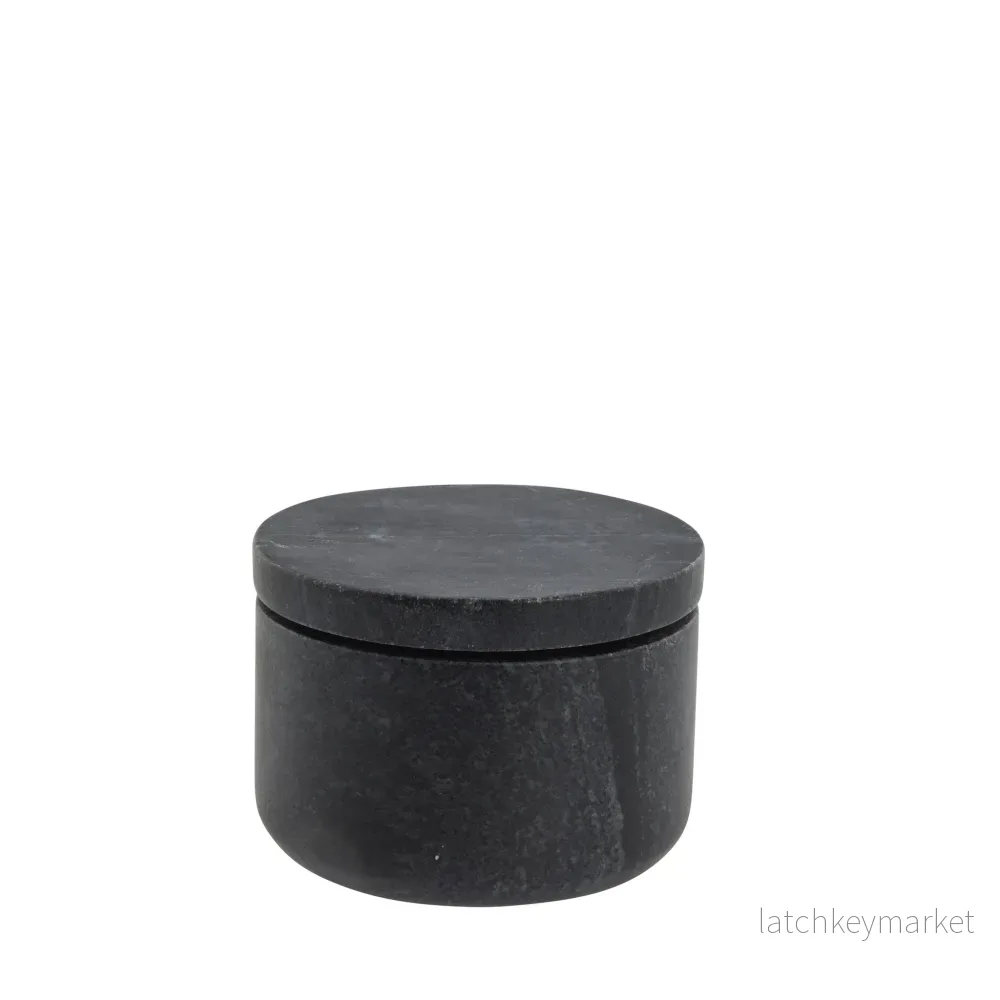 Ellia krukka H7,5 cm. svart marmor Ellia krukka H7,5 cm. svart marmor