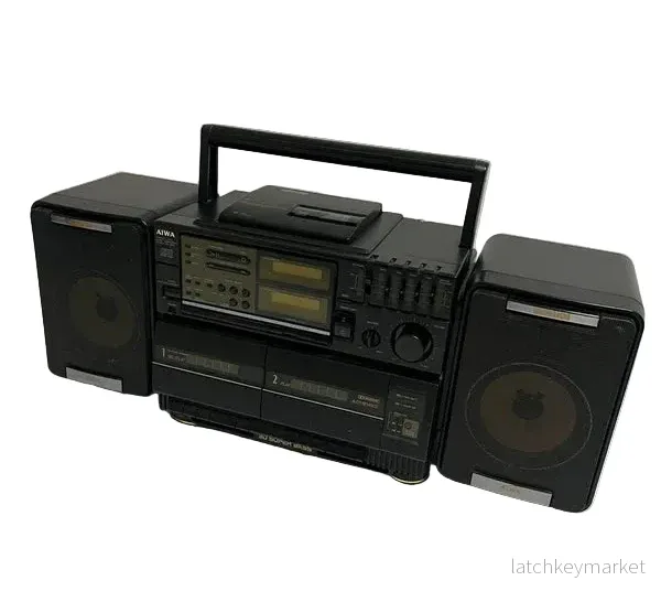 Aiwa Vintage Boombox / CD / Dubbla kassettdeck / Radio