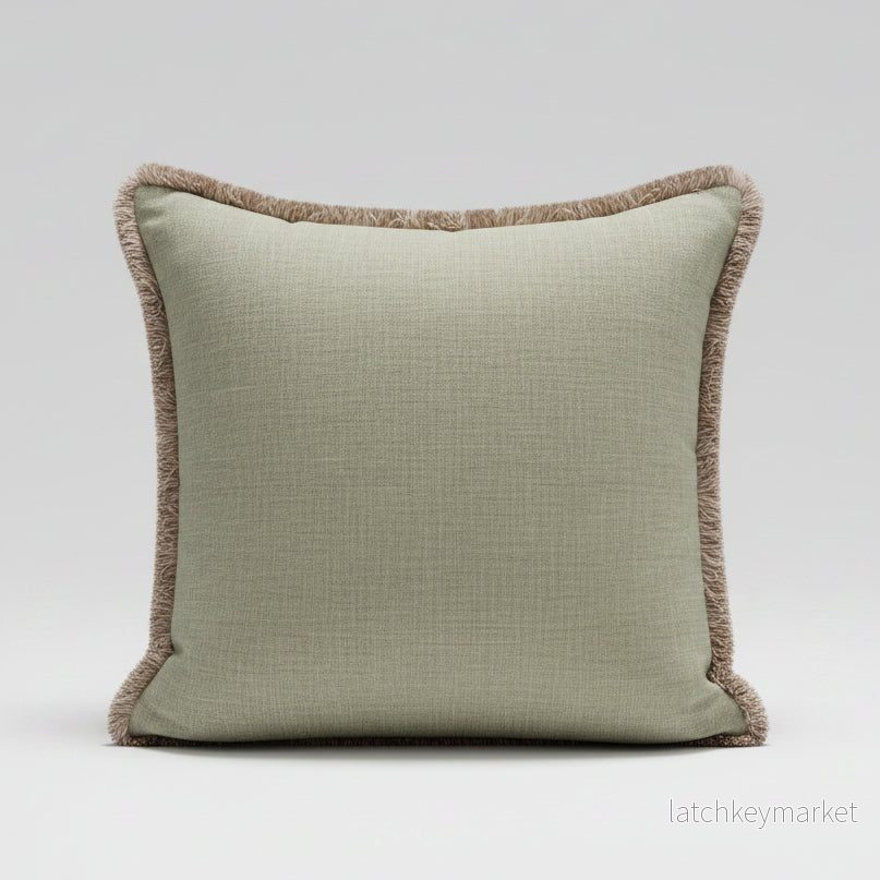 Kuddfodral Amara Ljus Oliv Kuddfodral Amara Ljus Oliv