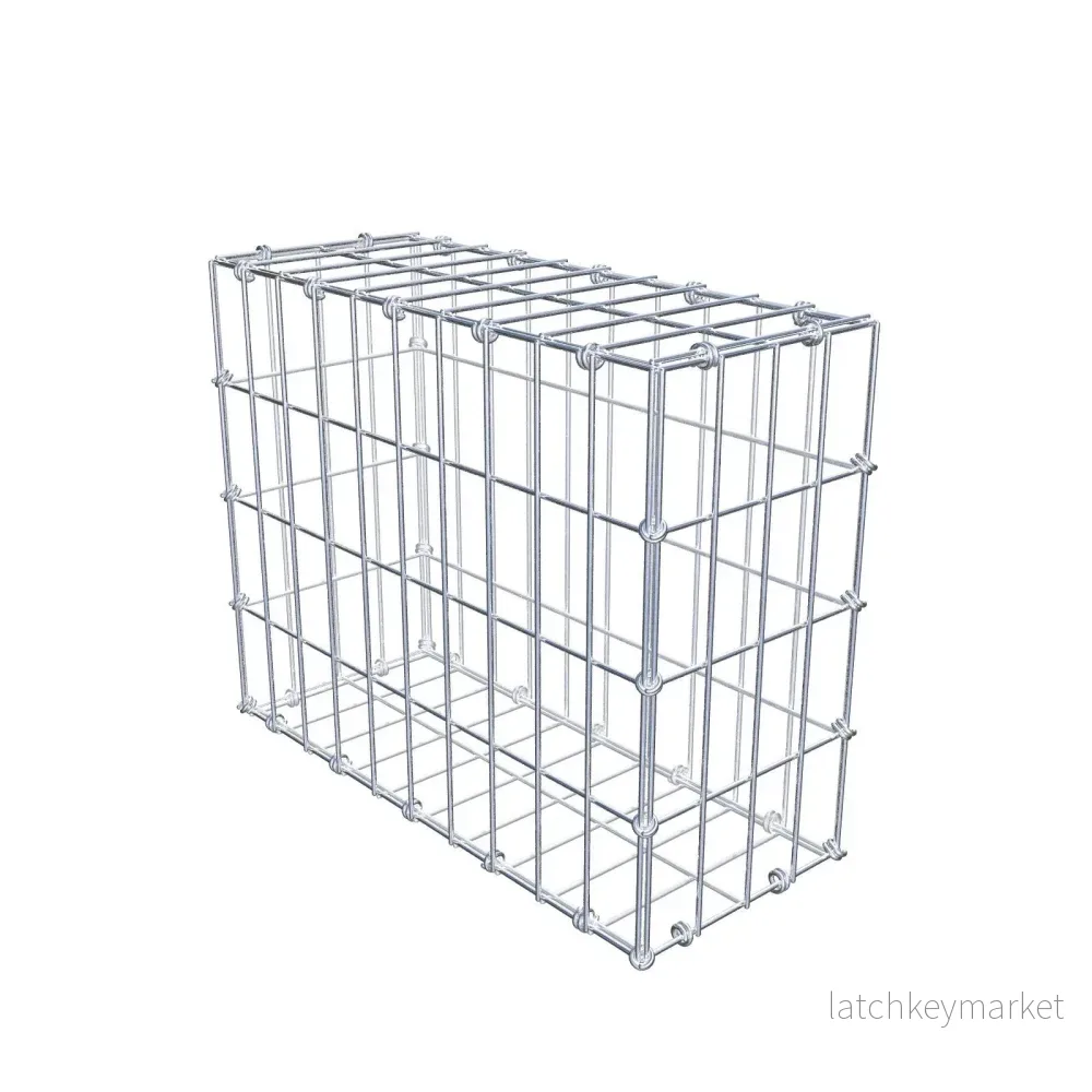 Gabion 50 cm x 40 cm x 20 cm (L x H x D), maskstorlek 5 x 10 cm, spiralring Gabion 50 cm x 40 cm x 20 cm (L x H x D), maskstorlek 5 x 10 cm, spiralring