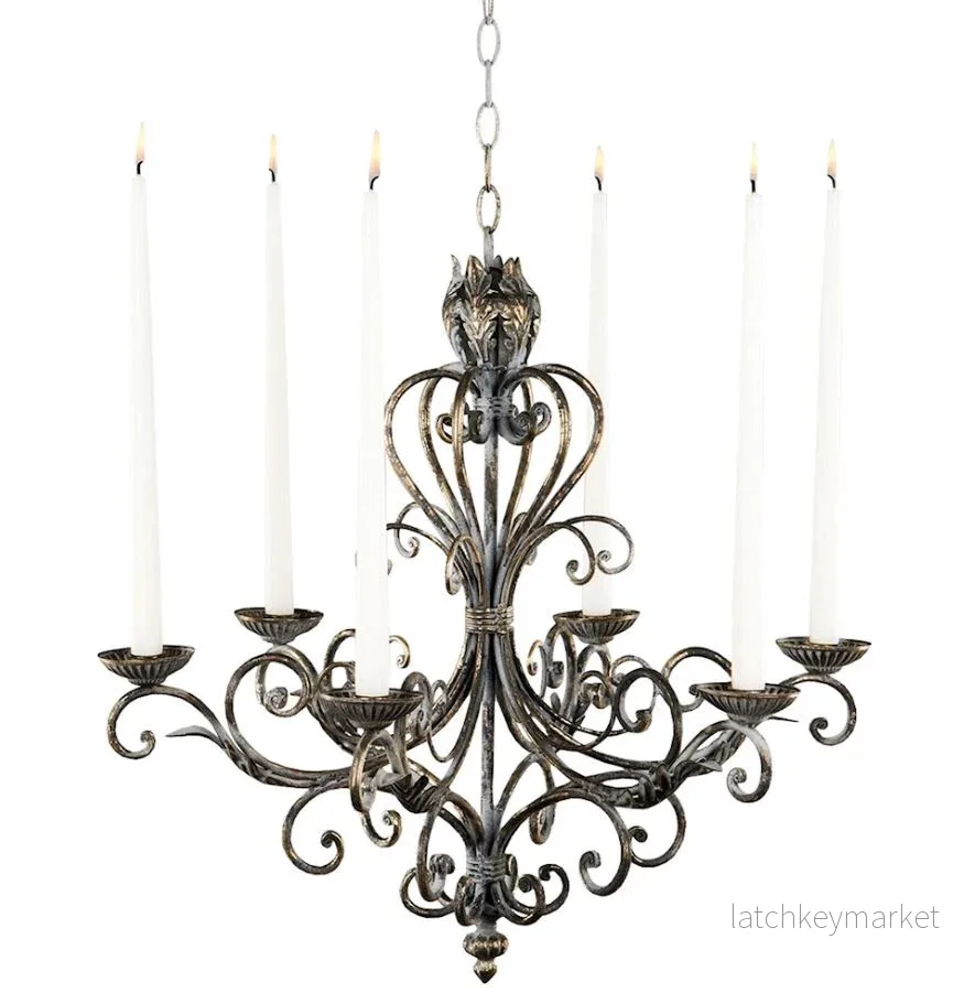 Taklampa Takkrona Ljuskrona till Kronljus Romantica 61x56 cm - Bild 3