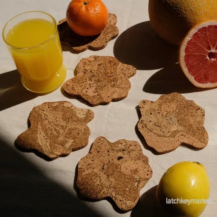 Oscar Cedon Organic Cork Coasters 4-p - Bild 2