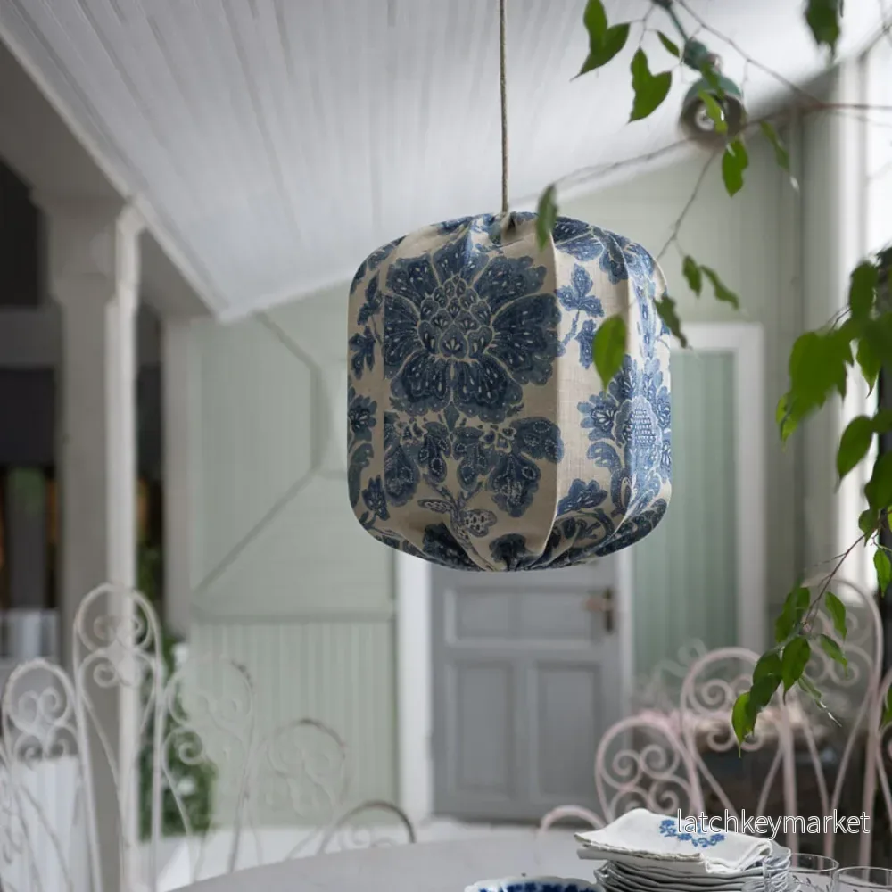 Taklampskärm Beata Sunshine Blå D38 cm Alde & Lind - Bild 2