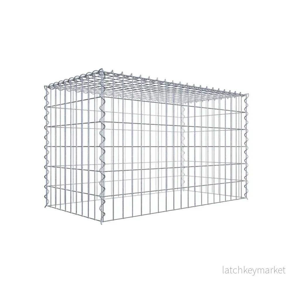Extra gabion typ 3 100 cm x 60 cm x 50 cm (L x H x D), maskstorlek 5 cm x 10 cm, spiral Extra gabion typ 3 100 cm x 60 cm x 50 cm (L x H x D), maskstorlek 5 cm x 10 cm, spiral