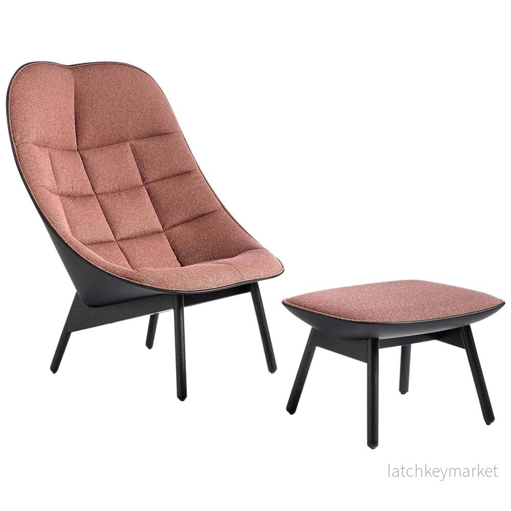 Uchiwa Quilted Chair And Ottoman - Bild 3