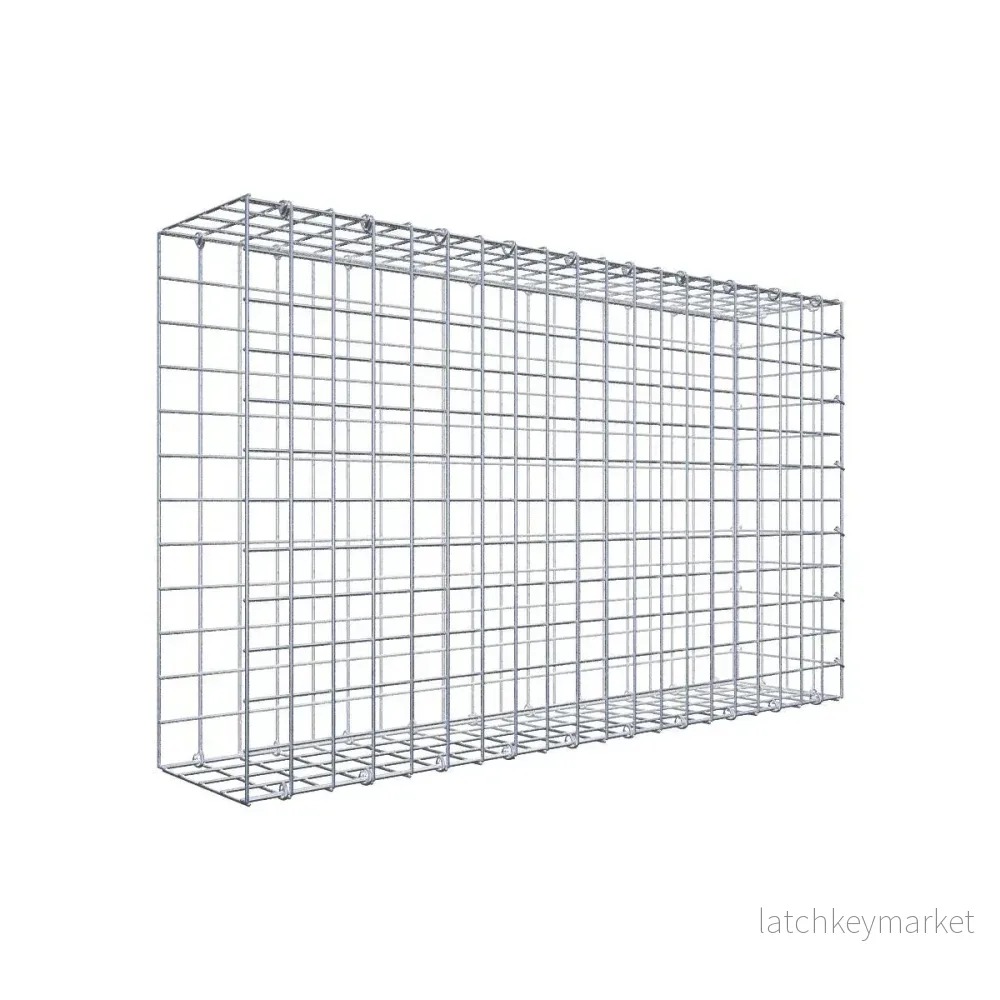 Extra gabion typ 2 100 cm x 60 cm x 20 cm (L x H x D), maskstorlek 5 cm x 5 cm, C-ring Extra gabion typ 2 100 cm x 60 cm x 20 cm (L x H x D), maskstorlek 5 cm x 5 cm, C-ring