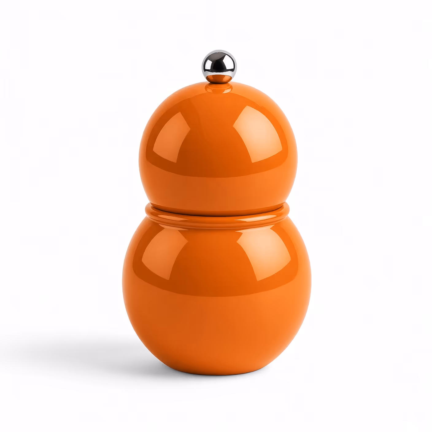 Small Bobbin Salt & Pepper Mill Orange Small Bobbin Salt & Pepper Mill Orange