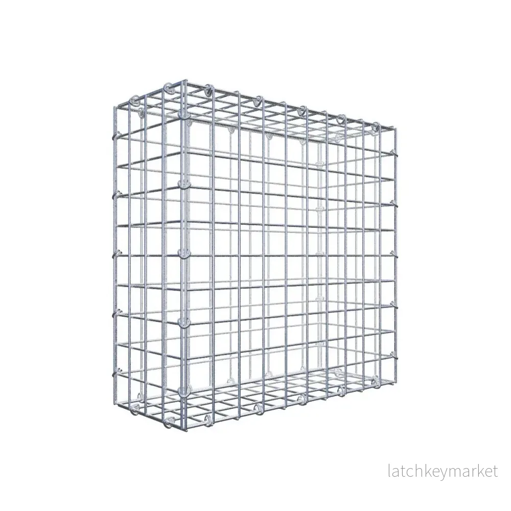 Gabion 50 cm x 50 cm x 20 cm (L x H x D), maskstorlek 5 cm x 5 cm, C-ring Gabion 50 cm x 50 cm x 20 cm (L x H x D), maskstorlek 5 cm x 5 cm, C-ring