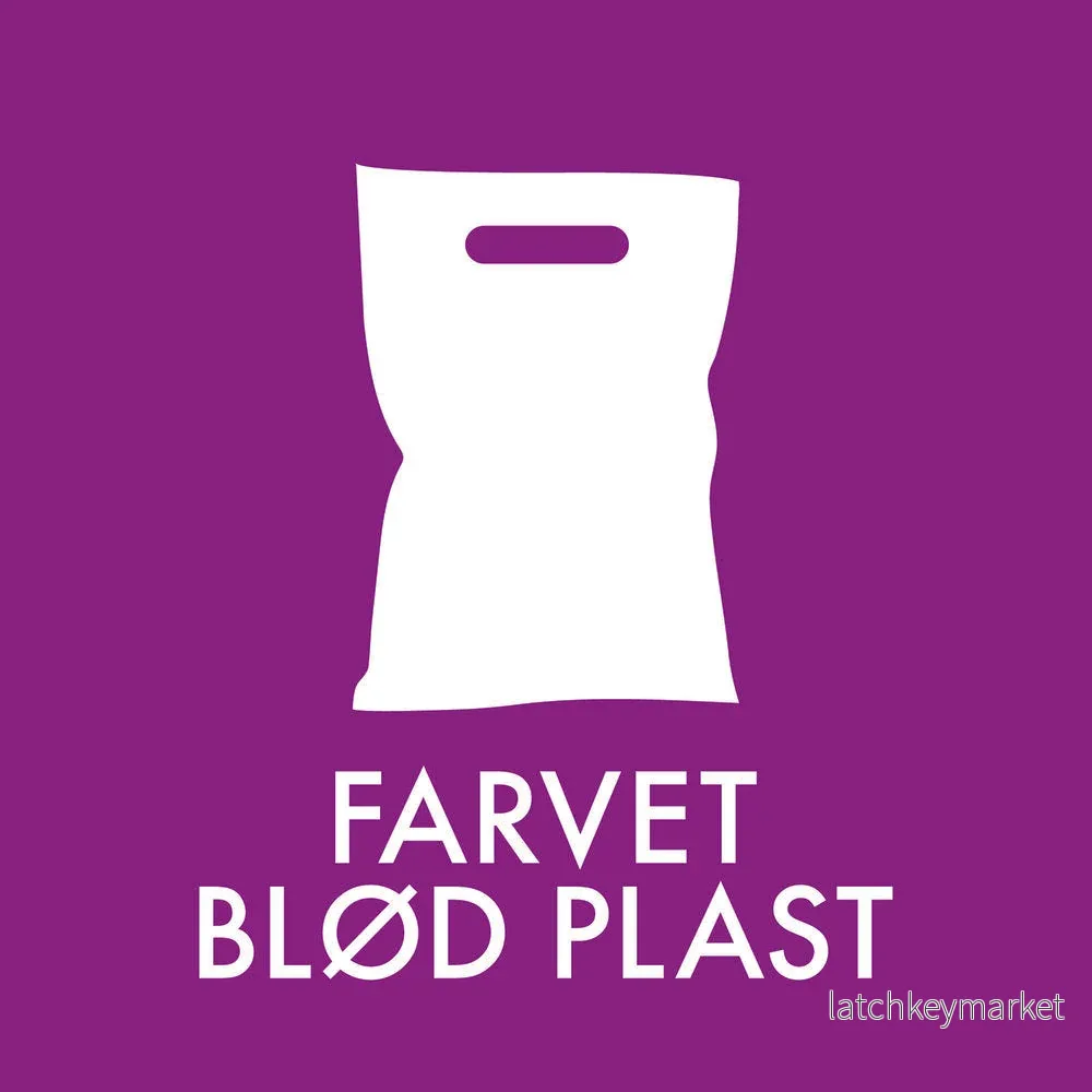 Avfallssortering – Färgad mjukplast Avfallssortering – Färgad mjukplast