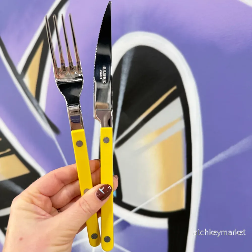 Sabre Paris Cutlery Set 24 pcs Yellow - Bild 3
