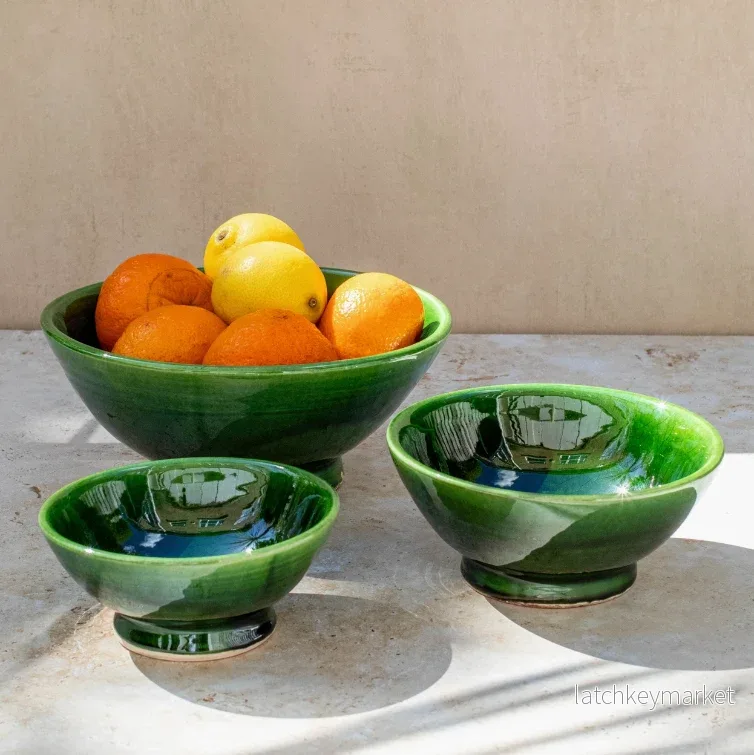 Tazekka Görn Moroccan Ceramic Bowl - tre storlekar - Bild 2