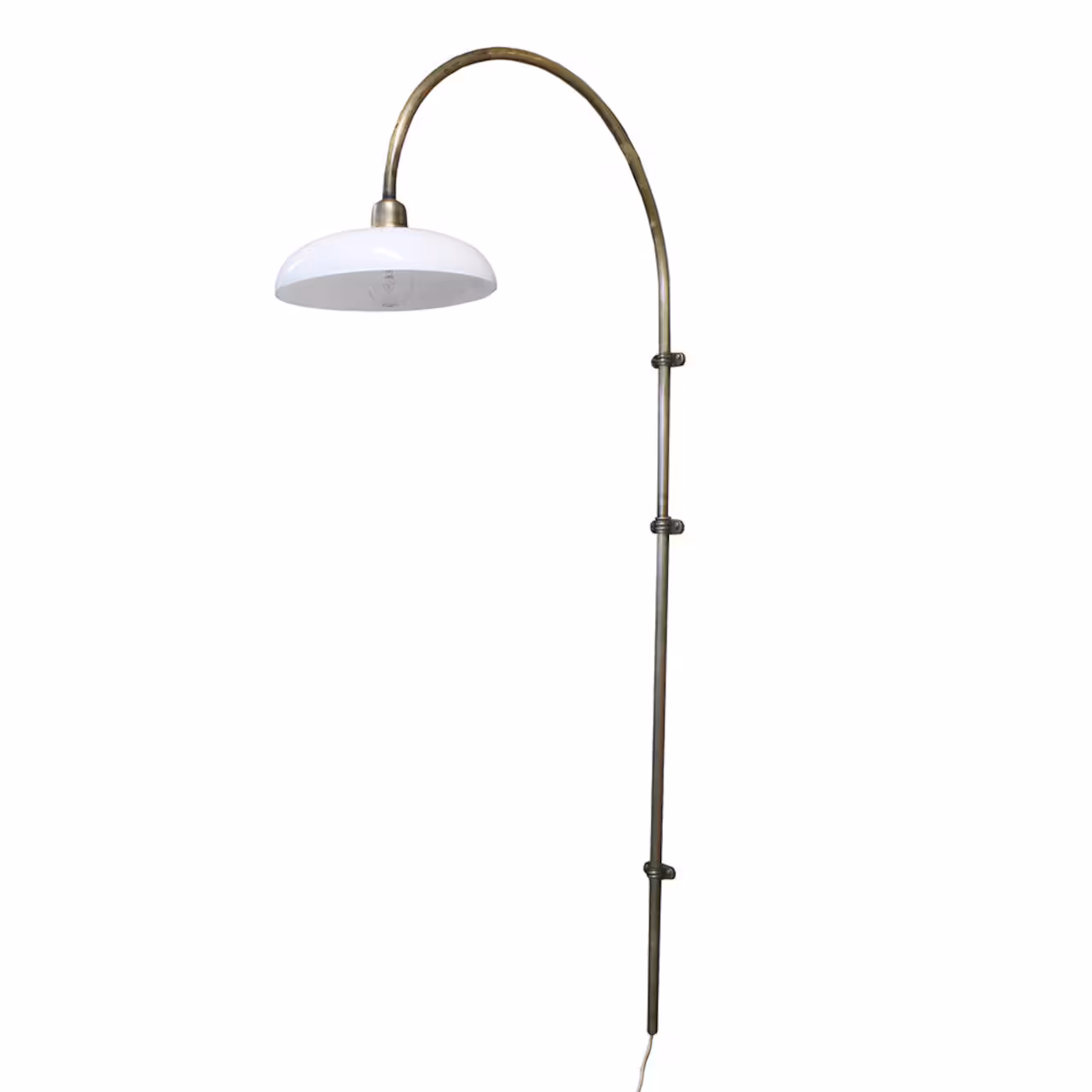 Vägglampa Sofia Antik Mässing/Vit Vägglampa Sofia Antik Mässing/Vit