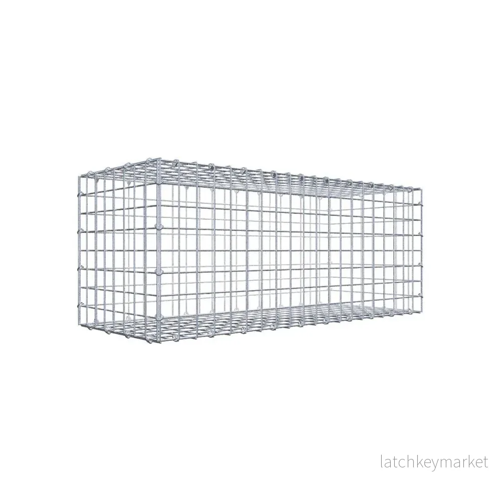 Gabion 100 cm x 40 cm x 40 cm (L x H x D), maskstorlek 5 cm x 5 cm, C-ring Gabion 100 cm x 40 cm x 40 cm (L x H x D), maskstorlek 5 cm x 5 cm, C-ring