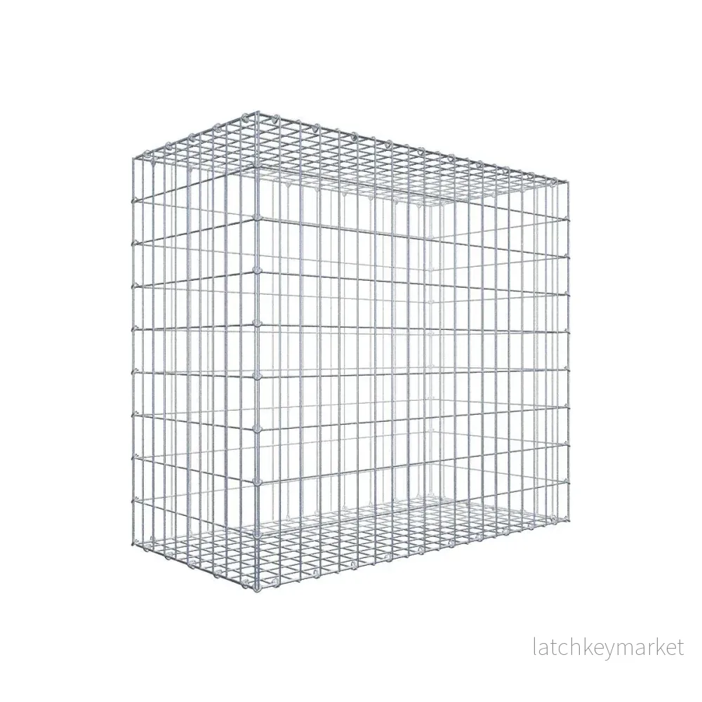 Gabion 100 cm x 90 cm x 50 cm (L x H x D), maskstorlek 5 cm x 10 cm, C-ring Gabion 100 cm x 90 cm x 50 cm (L x H x D), maskstorlek 5 cm x 10 cm, C-ring
