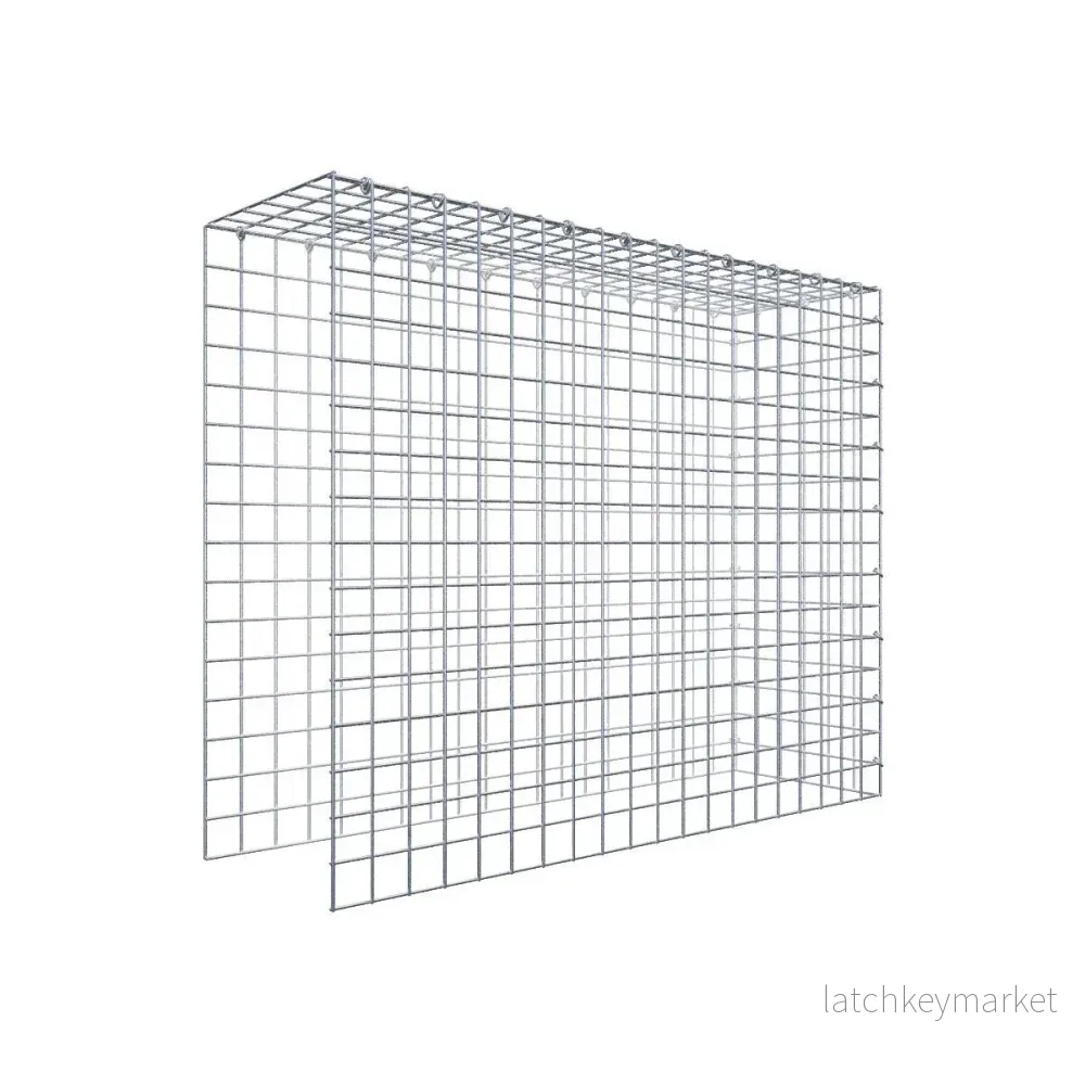Extra gabion typ 4 100 cm x 80 cm x 30 cm (L x H x D), maskstorlek 5 cm x 5 cm, C-ring Extra gabion typ 4 100 cm x 80 cm x 30 cm (L x H x D), maskstorlek 5 cm x 5 cm, C-ring