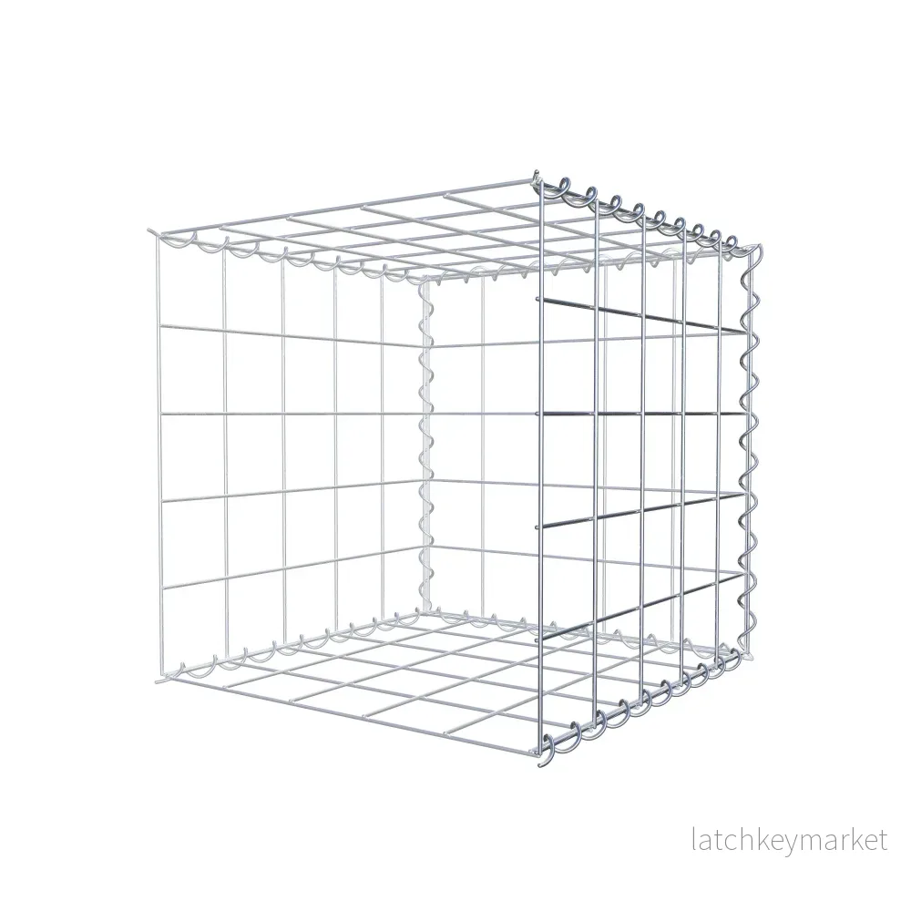 Påväxt gabion typ 2 50 cm x 50 cm x 50 cm (L x H x D), maskstorlek 10 cm x 10 cm, spiral - Bild 3