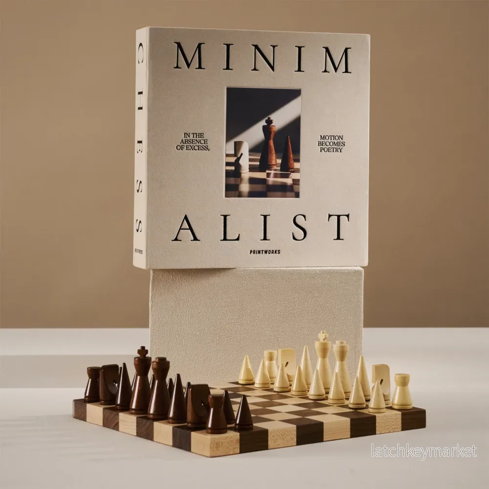 The Minimalist Wood Chess - Bild 3