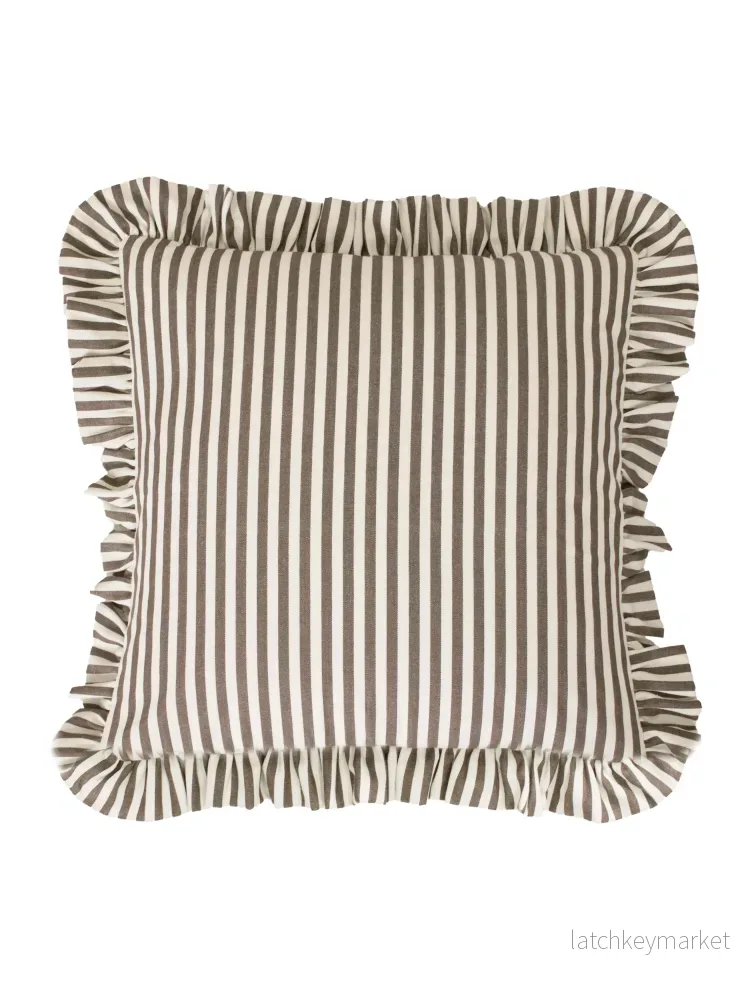 Kuddfodral Tuva Brun 45 x 45 cm - Bild 2