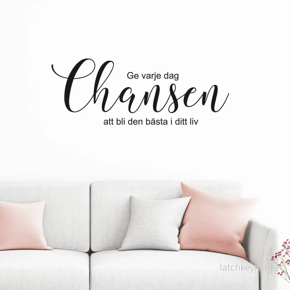 Väggord Chansen