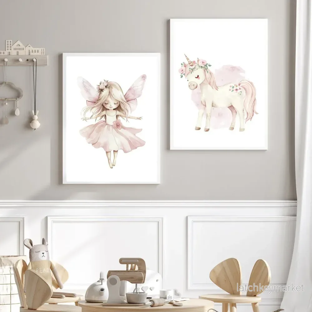 Barntavla Fairy unicorn - Bild 2