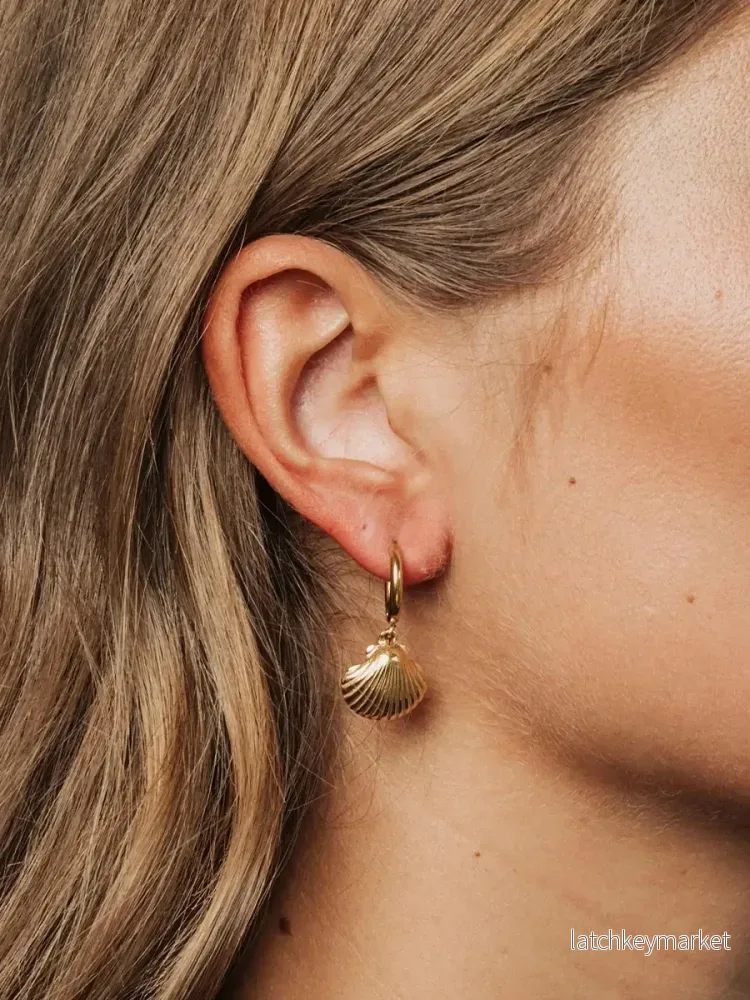 Shell Hoops Örhängen - Bild 2