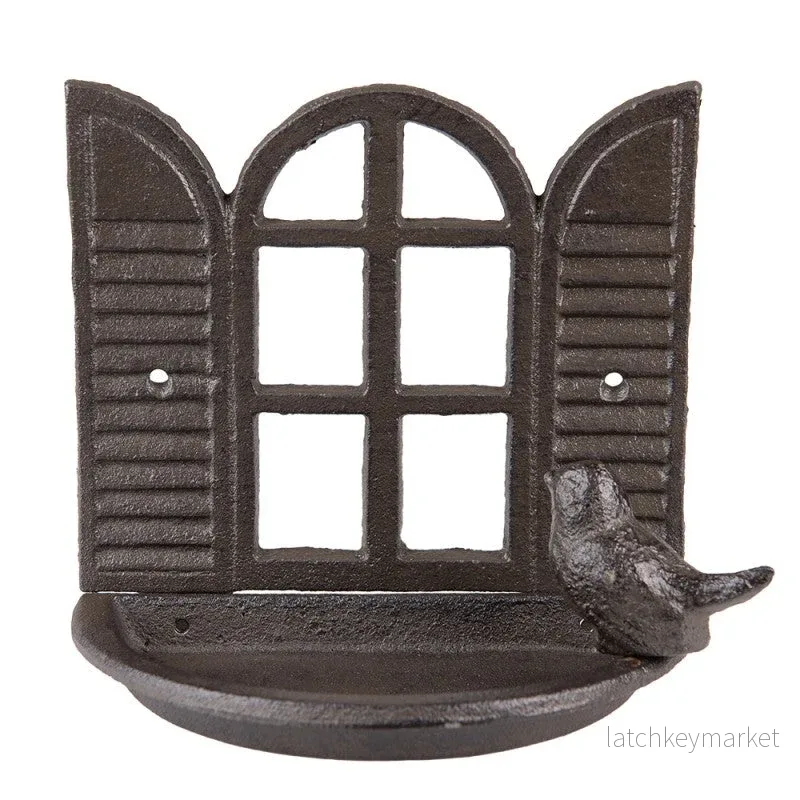 Fågelbad Brun 18x10x16 cm Trädgård REA Fågelbad Brun 18x10x16 cm Trädgård REA