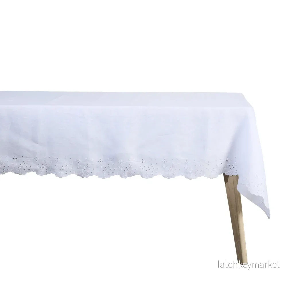 Anglaise duk 320×140 cm. Vit Anglaise duk 320×140 cm. Vit