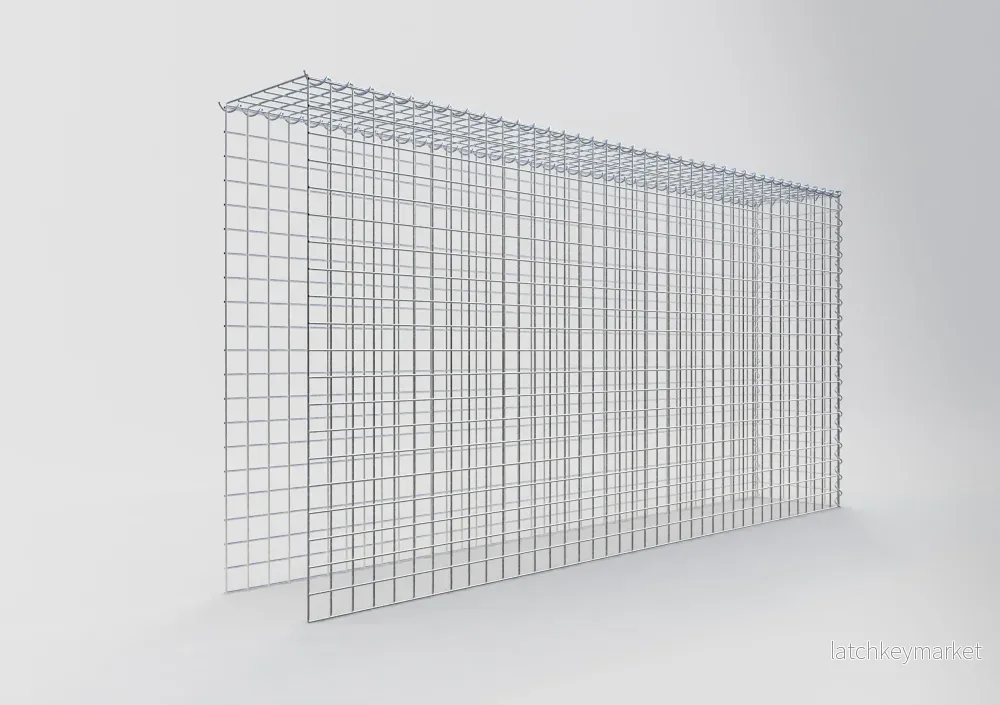 Extra gabion typ 4 200 cm x 100 cm x 30 cm (L x H x D), maskstorlek 5 cm x 5 cm, spiral - Bild 2