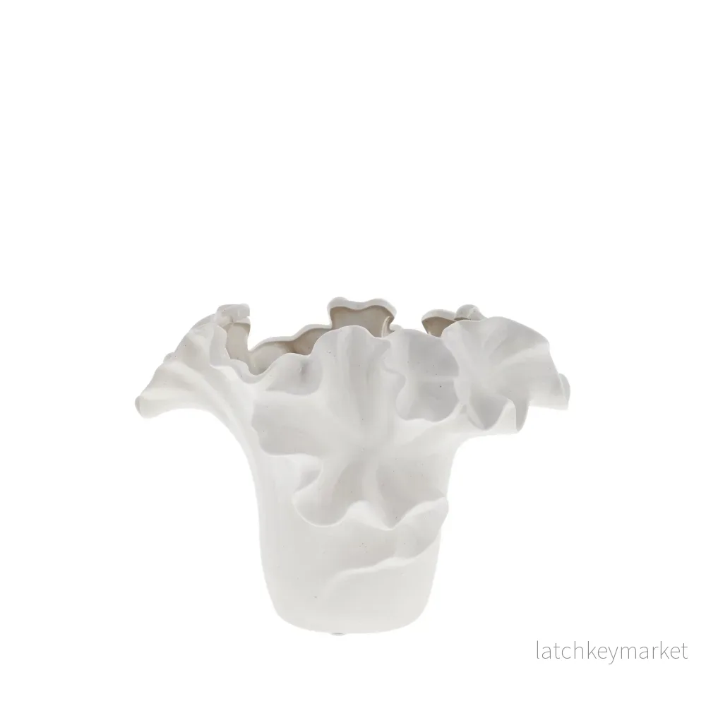 Isolde vas H17,4 cm. vit Isolde vas H17,4 cm. vit